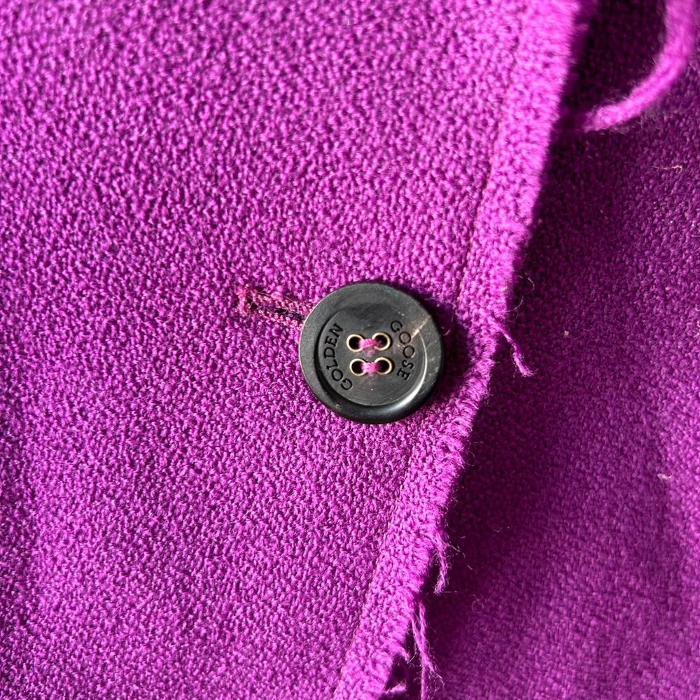Golden Goose Deluxe Brand purple distressed blazer jacket SOLD AS IS - Picture 3 of 10